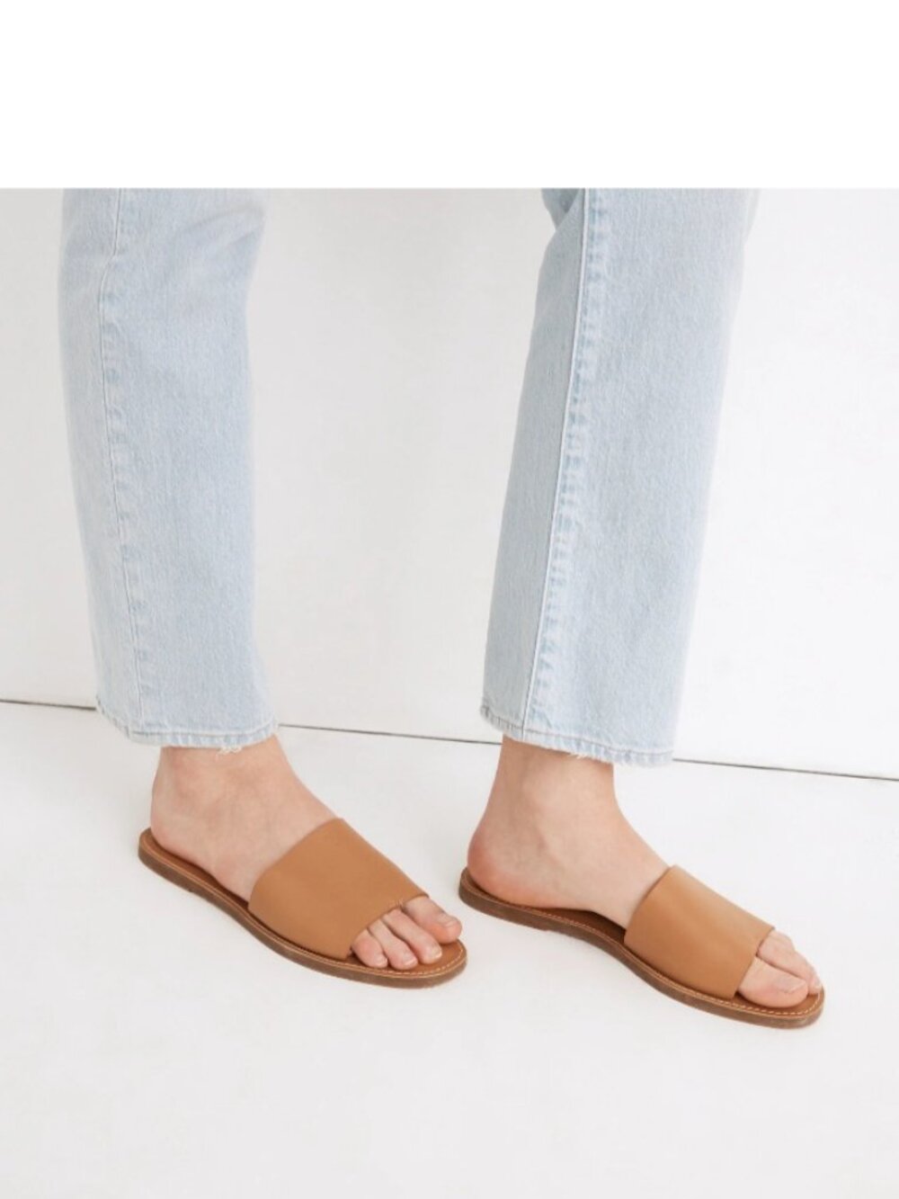 MADEWELL THE BOARDWALK POST SLIDE SANDALS BROWN SIZE 11 - Picture 16 of 16